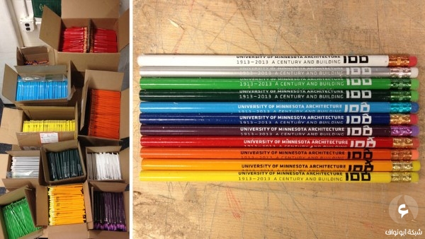مجسم مذهل مصنوع من 8.080 قلم ملون Centennial-chromagraph-comprises-8000-colored-pencils-designboom-13