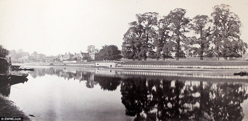 قصر هامبتون كورت على نهر التايمز