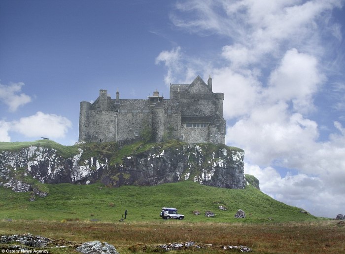 قلعة اسكتلندية جميلة