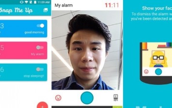 snap me up selfie alarm clock