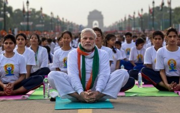 The first International Day of Yoga