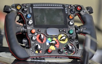 Sauber's 2014 Formula 1 steering wheel