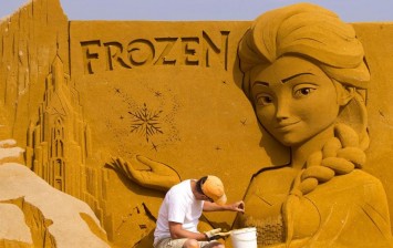 Sand Sculpture Festival in Belgium