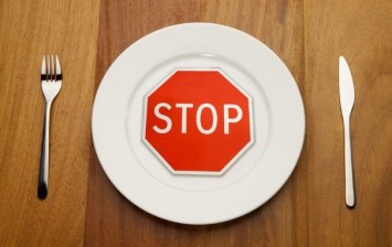 stop eating