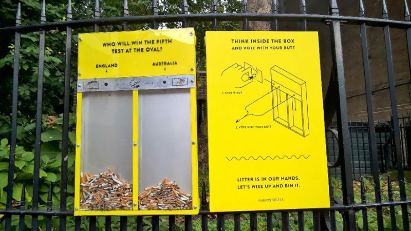 التخلص من السجائر في لندن