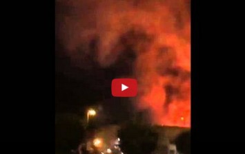 فيديو حريق