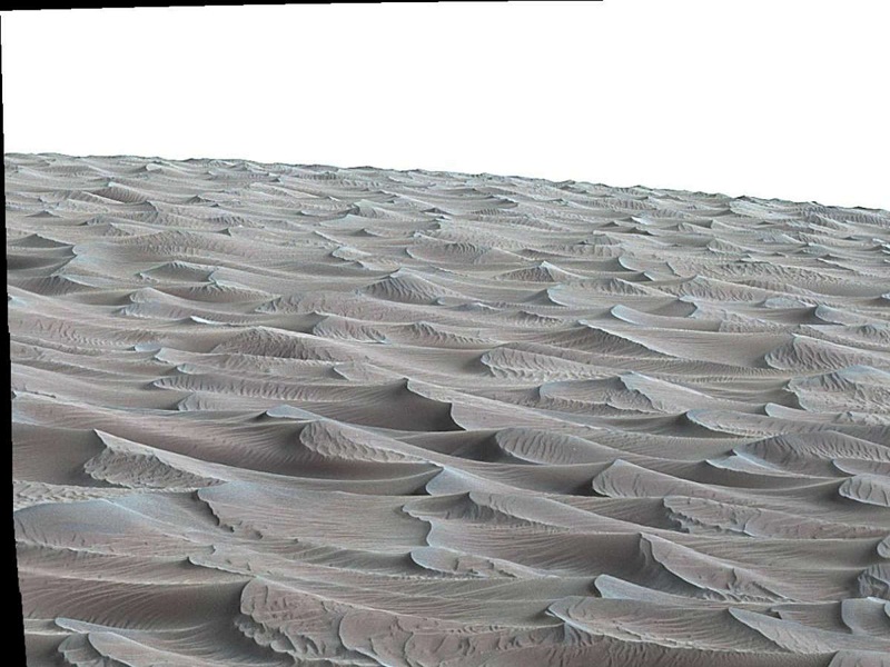رمال فوق المريخ