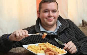 Sausages and Potato Chips