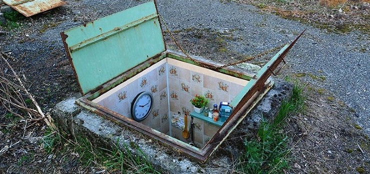 فنان يحول فتحات الصرف الصحي المهجورة إلى مساكن سرية مصغرة!
