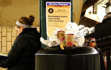 trash cans in London