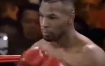 Mike Tyson fight on a smartphone