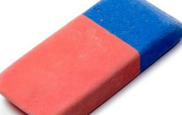 Blue Part Of The Eraser