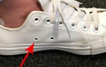 two holes on Shoes