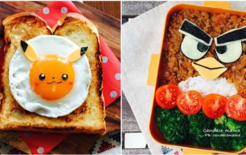 Pokémon and angry bird food