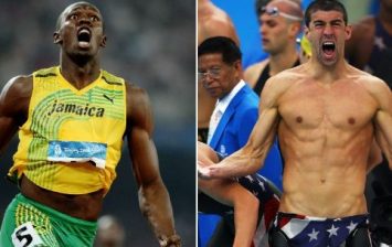 Usain Bolt and Michael Phelps