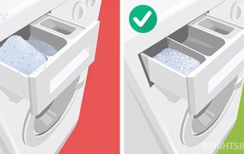 mistakes in washing machine using