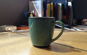 mug on desk