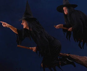 witches on a broom