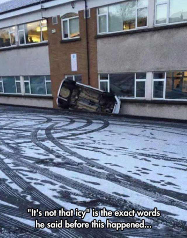 حادث سيارات مضحكة