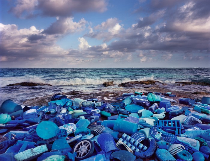 فنان يسلط الضوء على خطر القمامة في الطبيعة