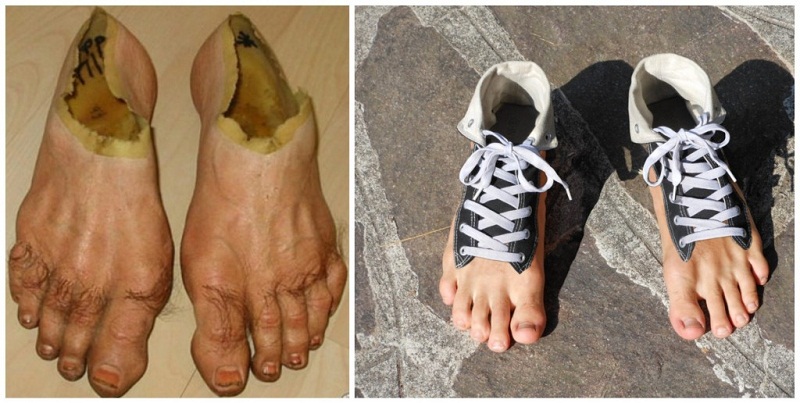 حذاء القدم البشري