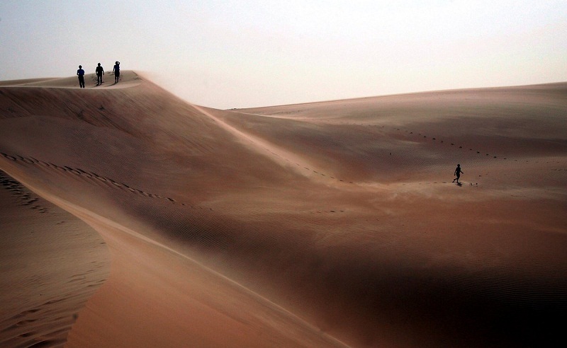 الكثبان الرملية في الصحراء الموراتينية