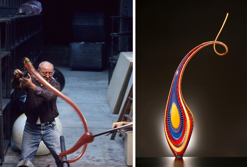  فنان إيطالي يصنع أوعية زجاجية ملونة بأسلوب مذهل