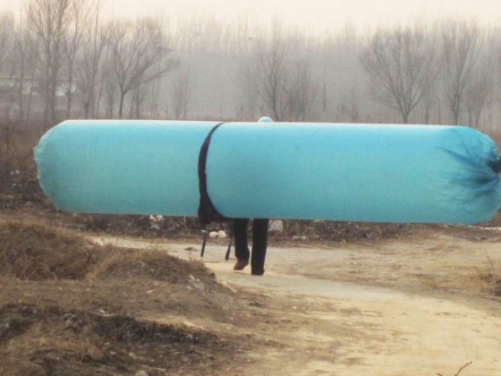 أكياس بلاستيكية لنقل الغاز في الصين