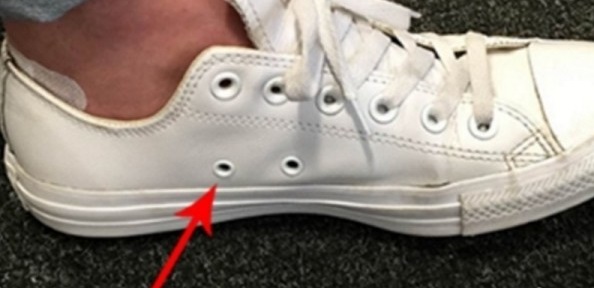 two holes on Shoes