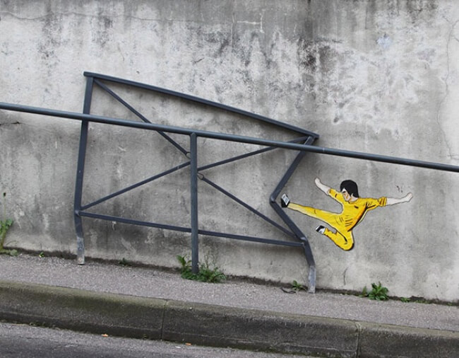 أعمال فنية بالشارع