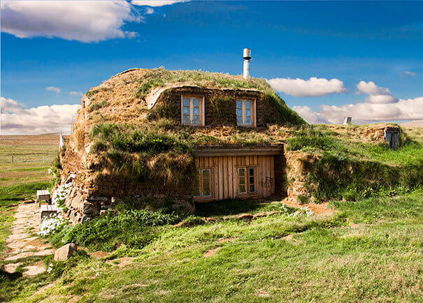 المنزل التقليدي في أيسلندا