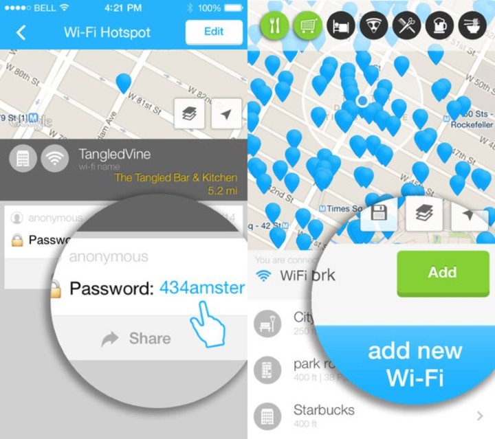 تطبيق WiFi Map