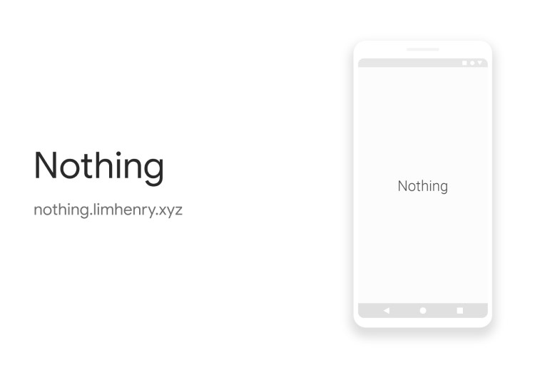 تطبيق Nothing