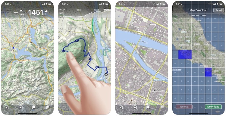 تطبيق offline maps